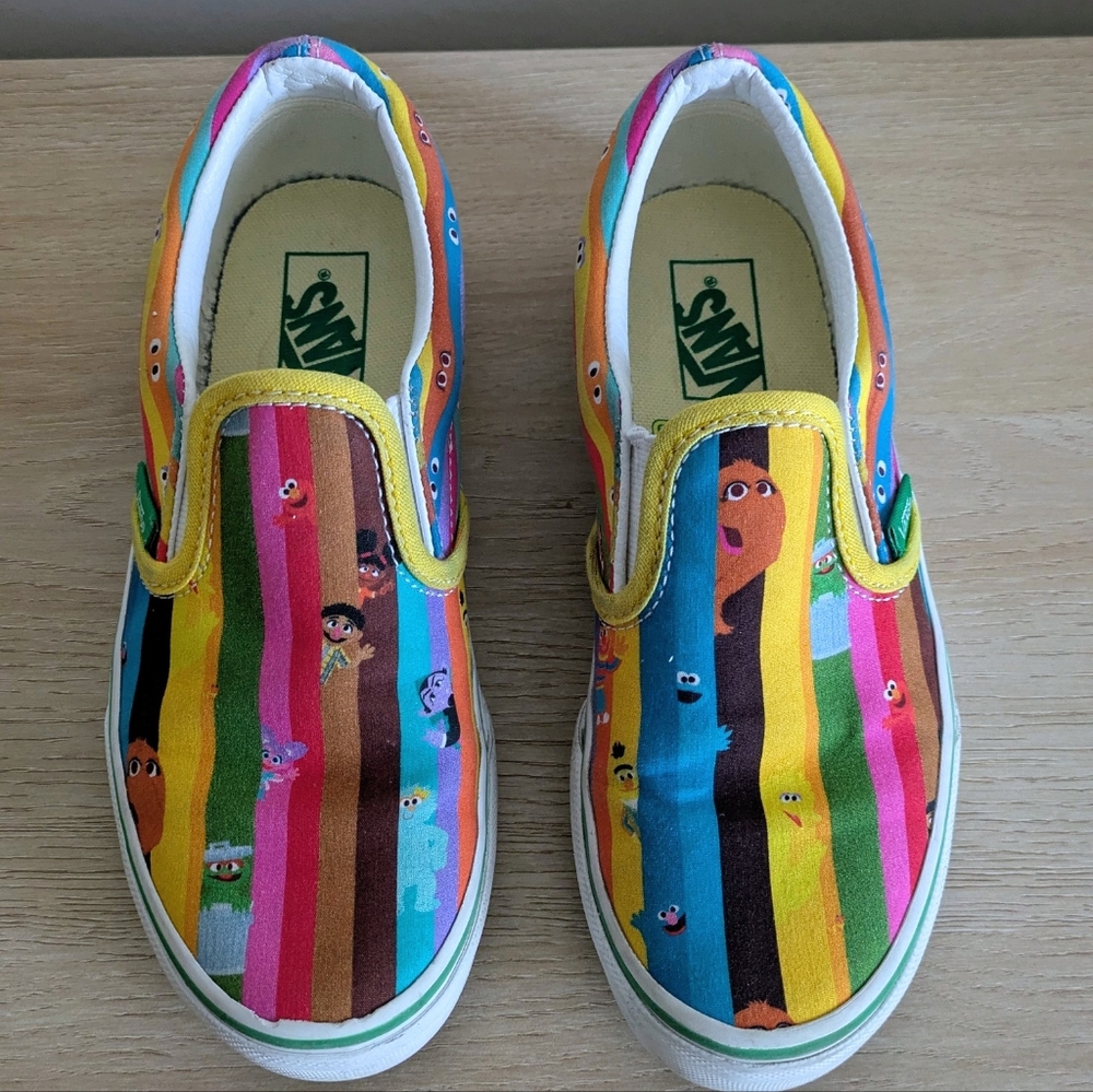 Sold! Vans x Sesame Street Slip On Little Kid Shoes